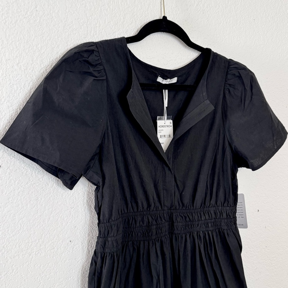 NEW WITH TAGS! Black Tiered Cotton Maxi Dress by Stitchdrop from Nordstrom - Picture 6 of 10